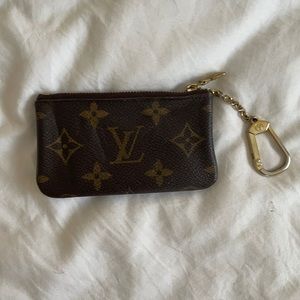Authentic Louis Vuitton Monogram keychain pouch